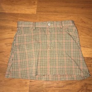 Brandy Melville plaid skirt